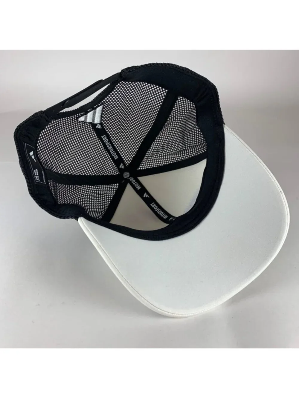 Mercedes Benz AMG Petronas F1 White Black Adidas Snapback Trucker Hat